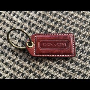 COACH Leather Keychain